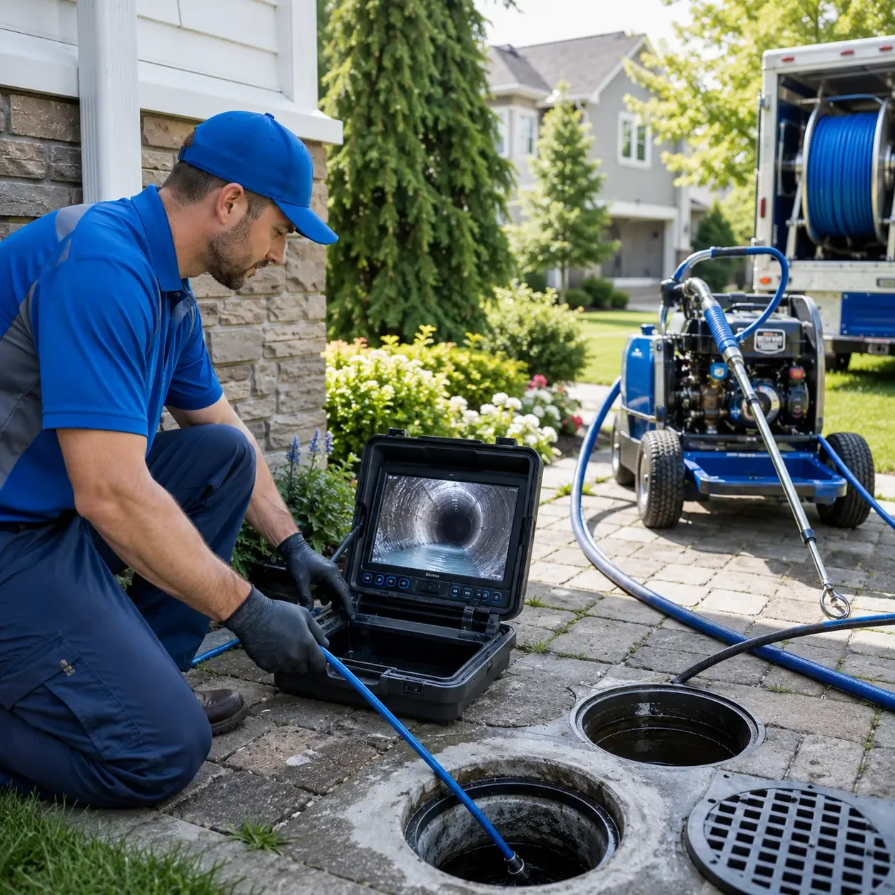 Outdoor drain cleaning professionals serving Granby, VT