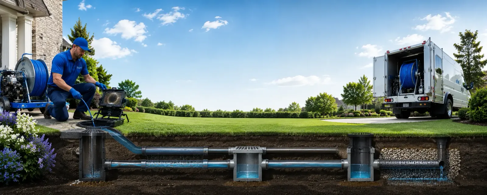Outdoor drain cleaning information for Granby, VT